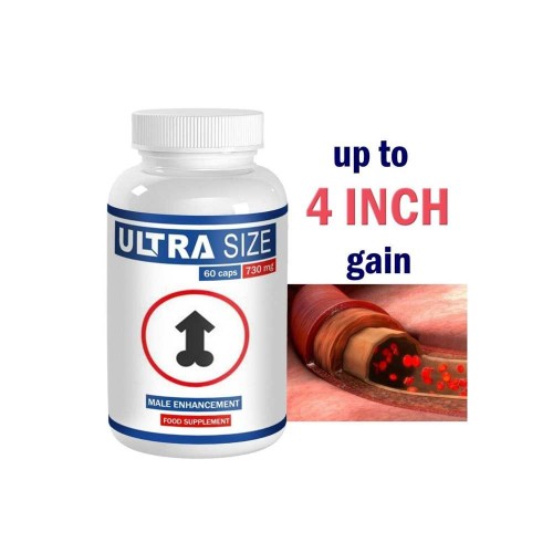 Ultra Size Male Enhancement Supplement - 60 Capsules (730mg)